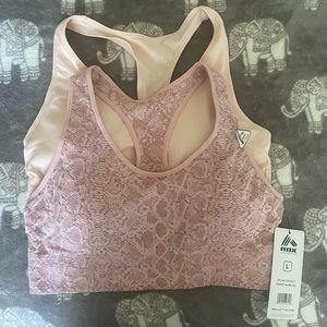 RBX sports bra L set of two